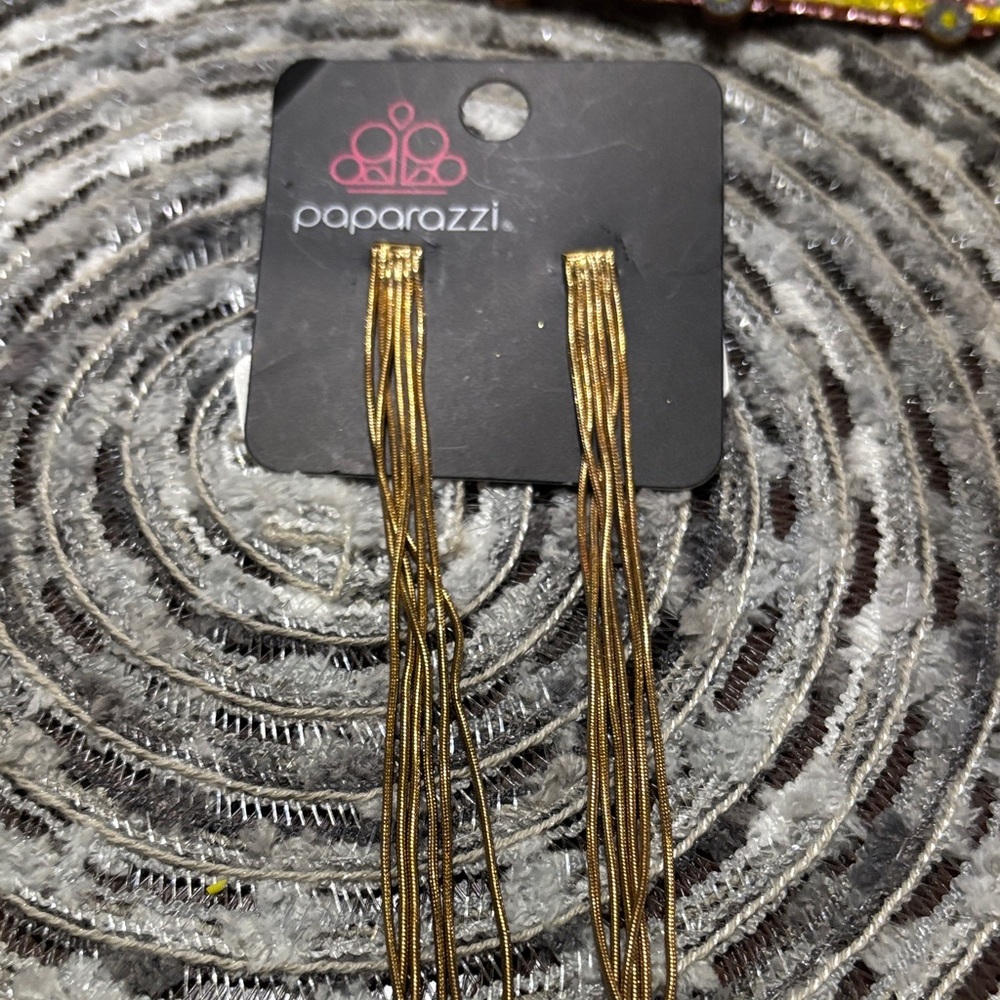 Paparazzi Gold Chain Earrings